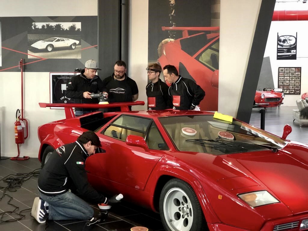 Event At Museo Ferruccio Lamborghini With Associazione Detailing Italia Rupes Tools